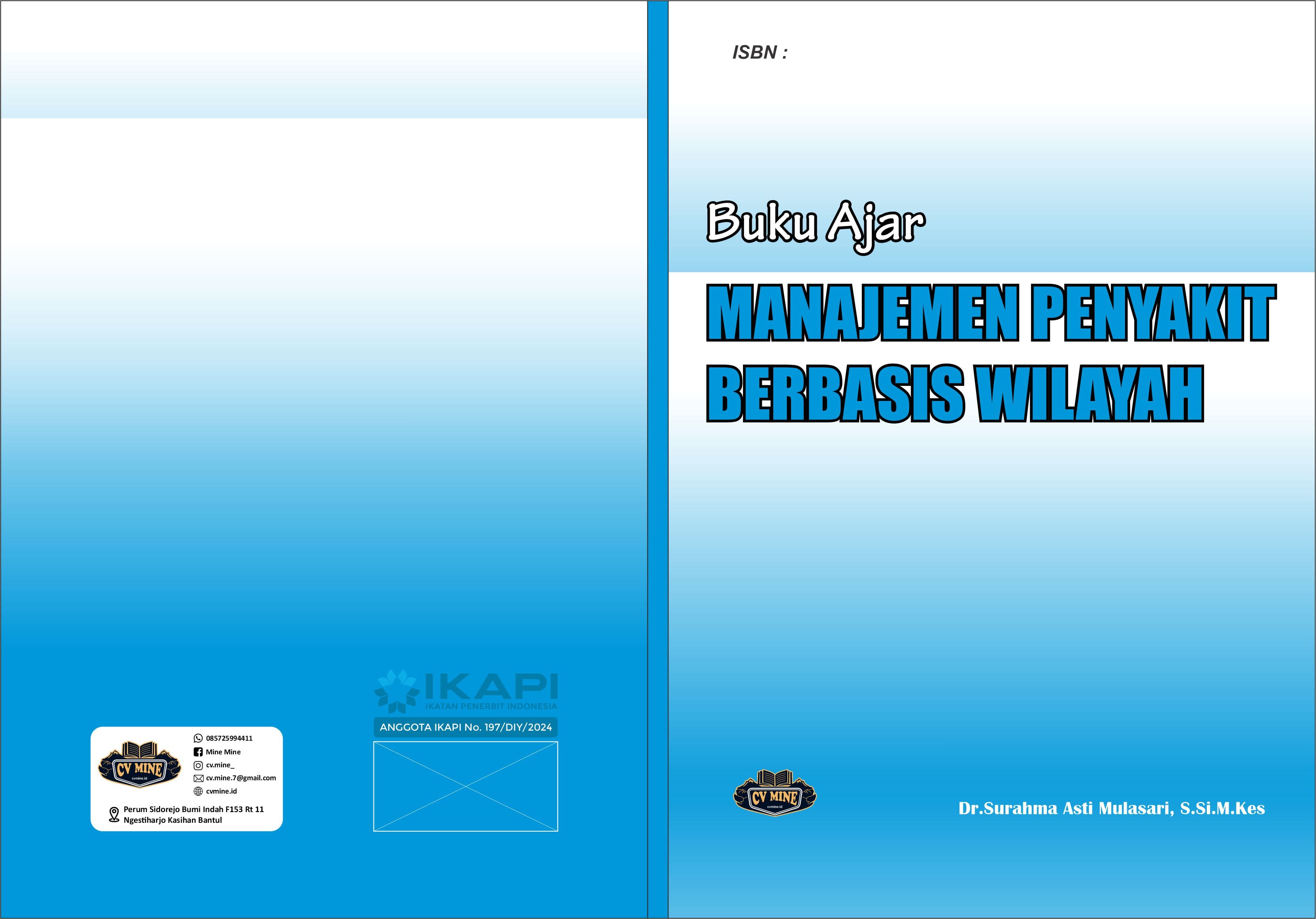 BUKU AJAR MANAJEMEN PENYAKIT BERBASIS WILAYAH