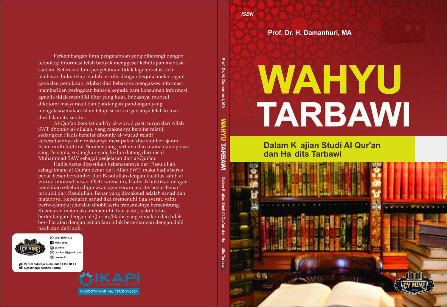 WAHYU TARBAWI “Dalam Kajian Studi Al Qur’an dan Hadits Tarbawi”